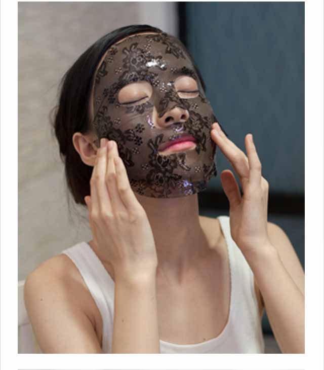 Máscara facial do laço de cristal do colagênio para as mulheres que aumentam a hidratação profunda da elasticidade
