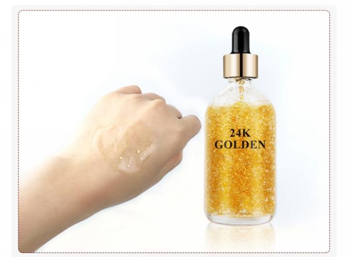 Cuidados com a pele do ouro do quilate Pure24 de 99%, creme hidratante natural da cara do óleo da essência para a pele seca