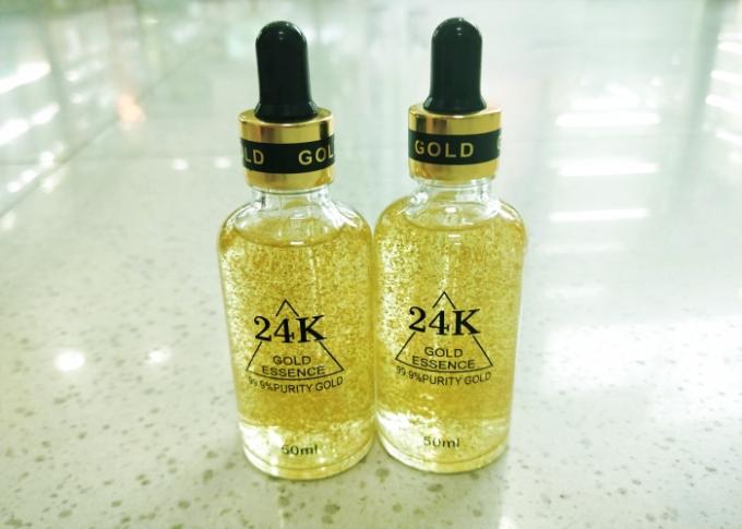 Cuidados com a pele do ouro do quilate Pure24 de 99%, creme hidratante natural da cara do óleo da essência para a pele seca
