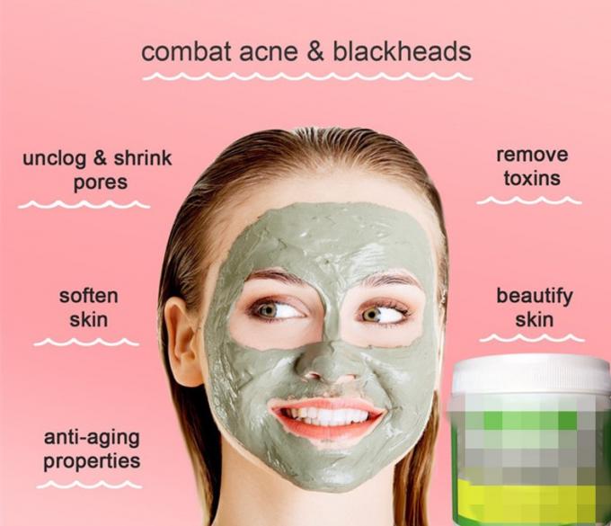 Máscaraes protetoras naturais da lama verde do feijão de Mung para o controle do óleo de pele da combinação